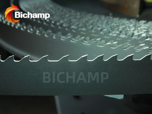 Hardened Carbide Tipped Bandsaw Blades Laser Welded Multi Chip