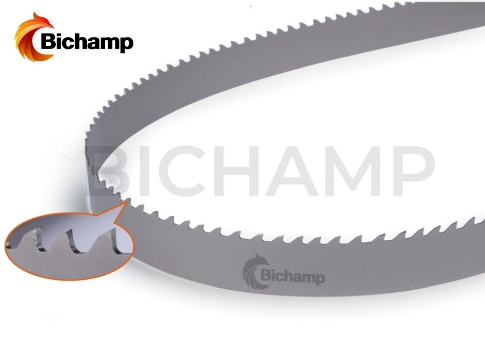 Industrial Carbide Tipped Bandsaw Mill Blades For Difficult Nickel Chrome Alloys