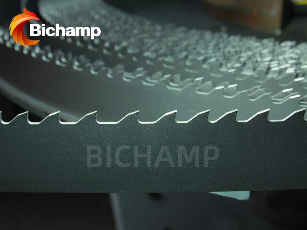 Hardened Carbide Tipped Bandsaw Blades Laser Welded Multi Chip
